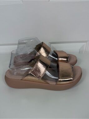 Alegria Leather Slide Sandals Bryce Rose Gold Size EU 40 Or US 9.5